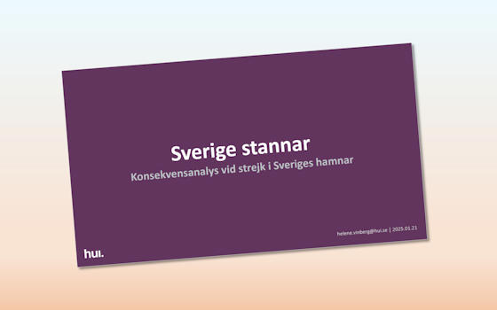 Sverige stannar – en konsekvensanalys av strejk i svenska hamnar